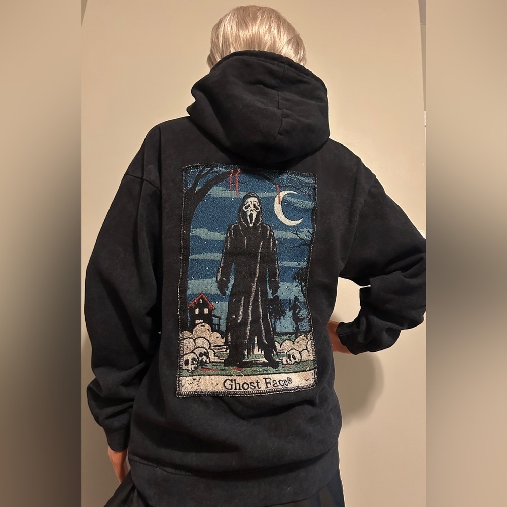 Ghost Face Drawstring
Hooded Sweatshirt size M - Picture 4 of 14